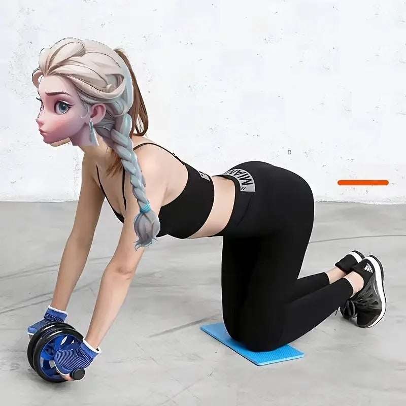 Abdominal Fitness Wheel Set Home Training (12pcs)